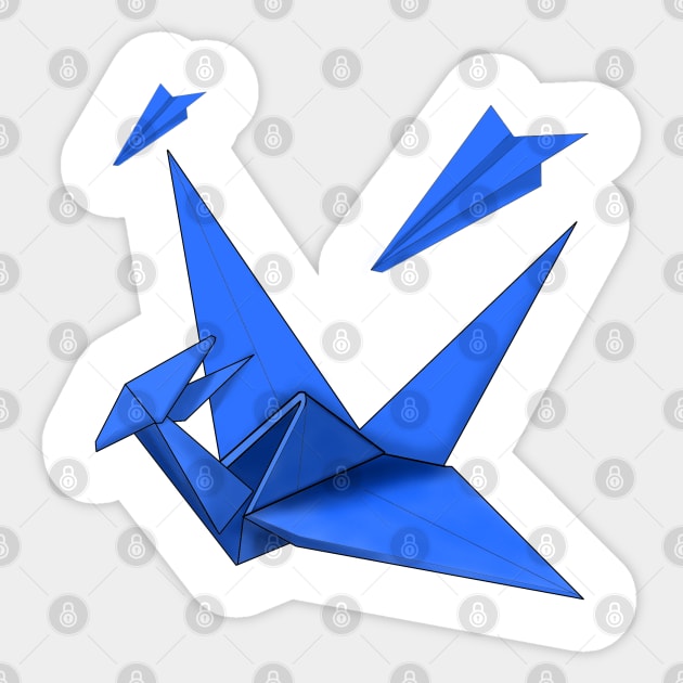 origami Sticker by KNAYA